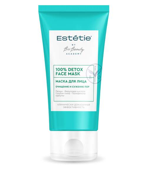 Маск Estetie 100% detox д/лица, 50 мл