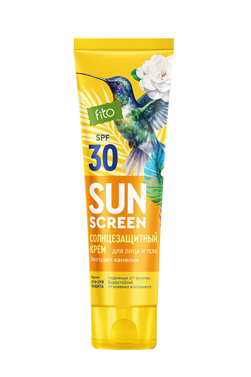 Крем Fitoкосметик Sun Screen cолнцезащитный 30 SPF д/лица/тела, 75 мл