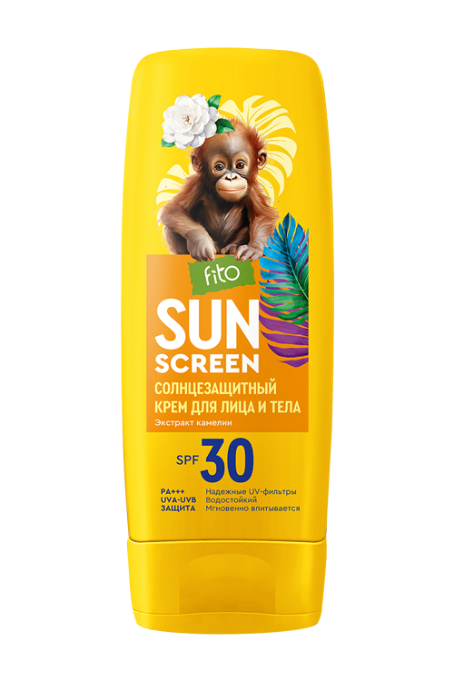 Крем Fitoкосметик Sun Screen cолнцезащитный 30 SPF д/лица/тела, 140 мл