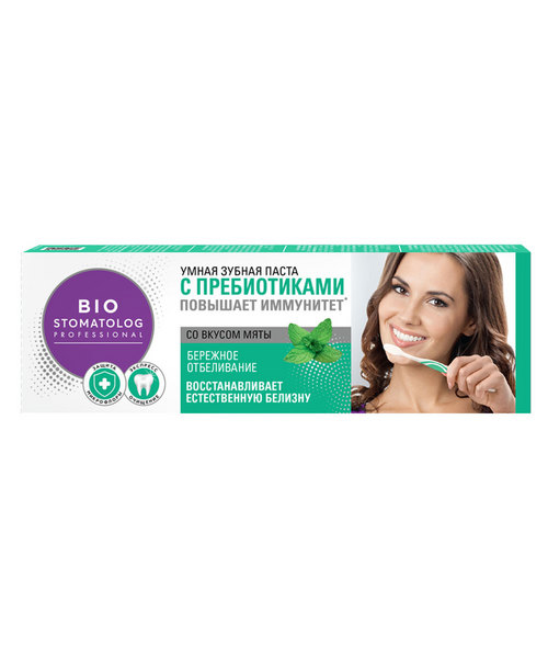 

З/паста Bio Stomatolog Professional Бережное отбеливание, 75 мл