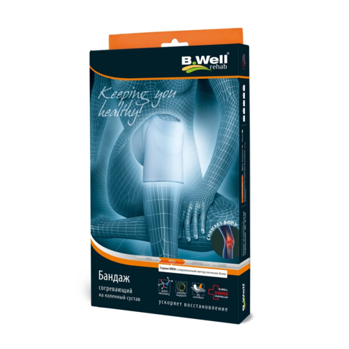 Бандаж BWell W-338 на коленный сустав cерый S 624₽