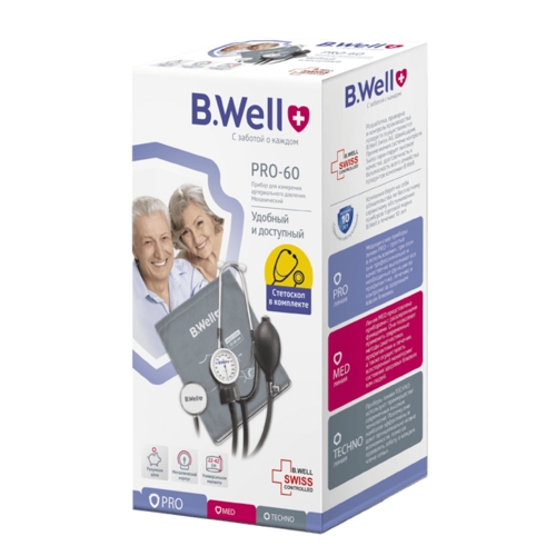 Тонометр B.Well PRO-60 д/измерения давления