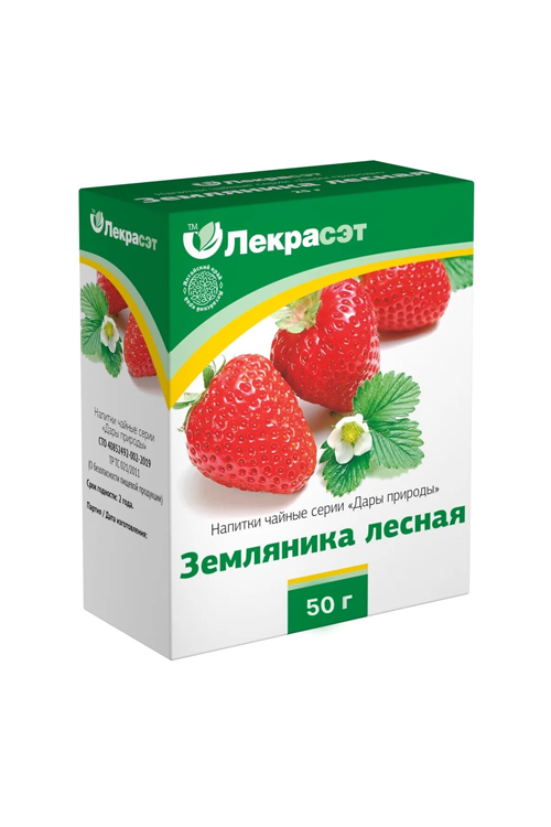Напиток чайный Дары природы Земляника лесная, 50 г