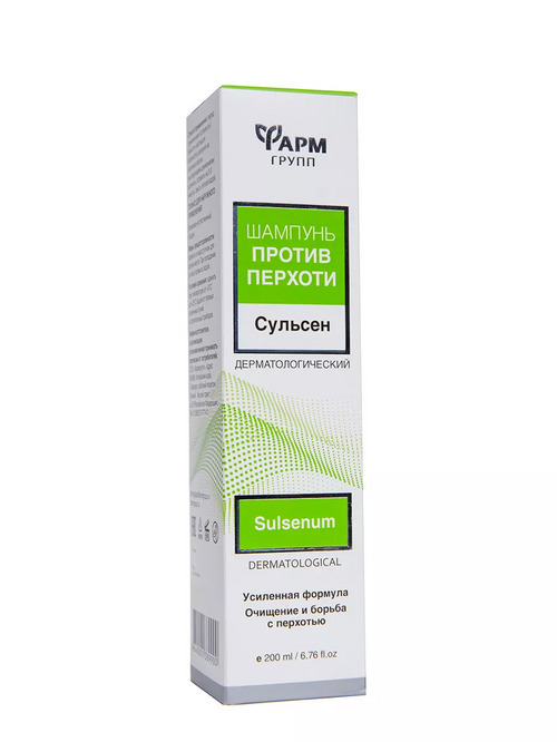 Шампунь Pharm Cosmetics дерматологический сульсеновый п/перхоти, 200 мл