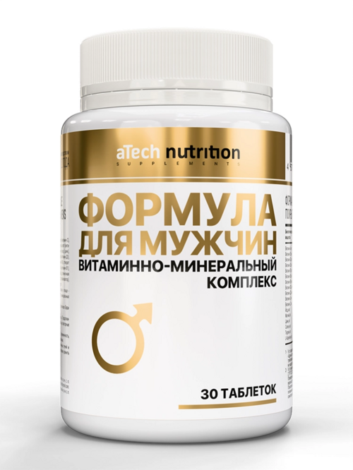 Витаминно-минеральный комплекс Men`s Formula aTech Nutrition, 550 мг, 30 шт, таблетки