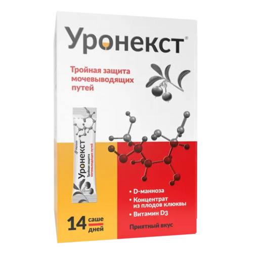 Уронекст, 2,6 г, 14 шт, стики