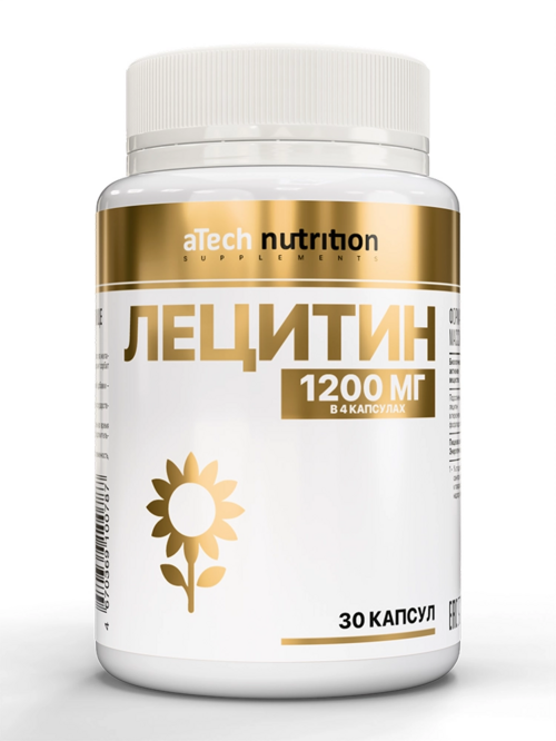 Лецитин aTech Nutrition мжк, 700 мг, 30 шт