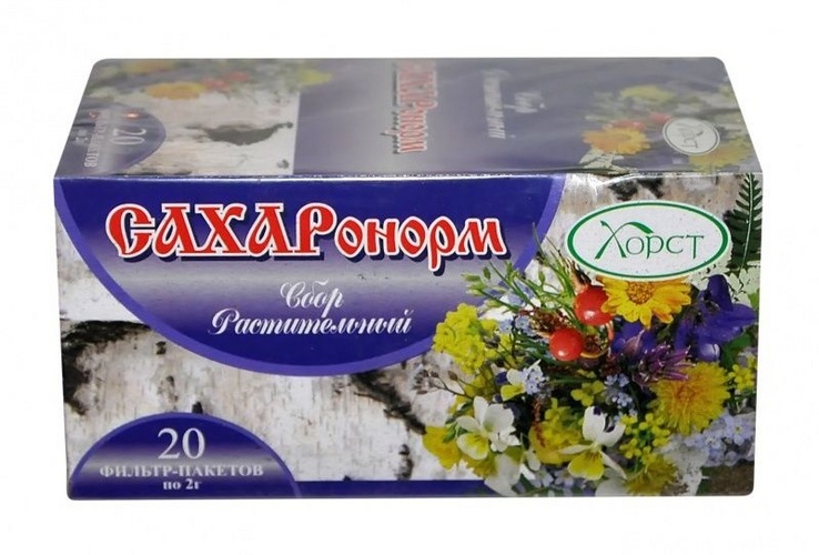 Сбор САХАРОнорм Хорст, 2 г, 20 шт, сырье растительное (пищ)