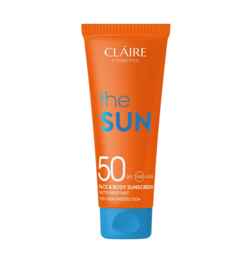 Крем Claire Cosmetics the Sun водостойкий солнцез SPF 50, 200 мл