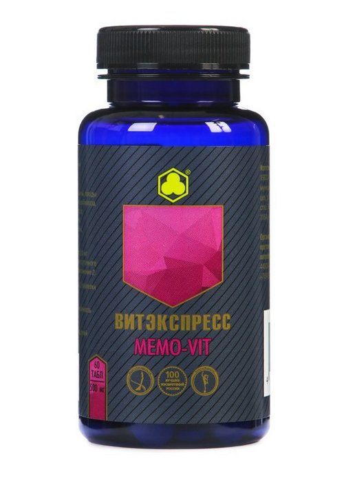 Мемо-вит Витэкспресс, 500 мг, 60 шт, таблетки