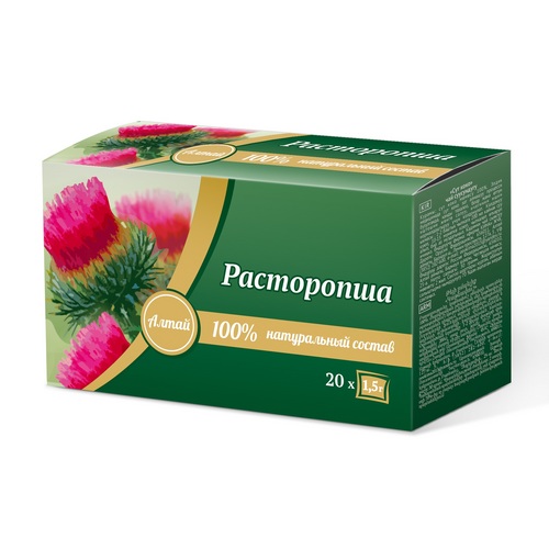 Расторопши пятнистой плоды серии Фито-Алтай, 1,5 г, 20 шт