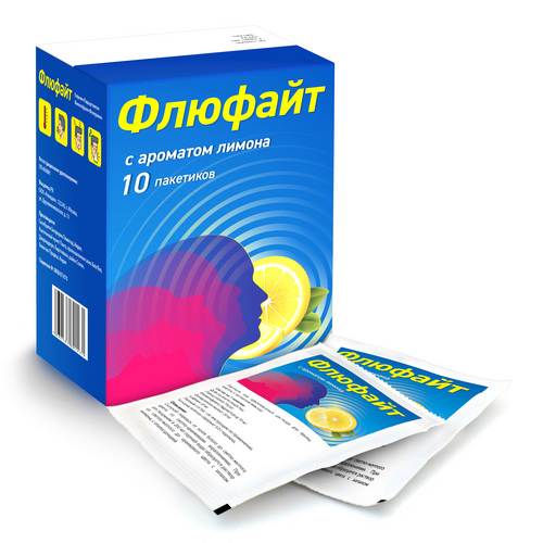 Флюфайт, 5 г, 10 шт, порошок для приготовления раствора для приема внутрь с ароматом лимона