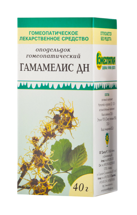 Гамамелис ДН, 40 г, оподельдок гомеопатический