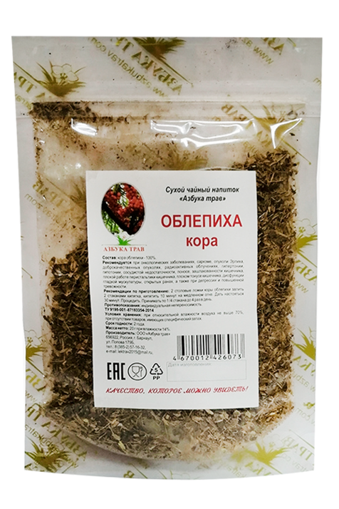 Напиток чайный Азбука трав Облепиха кора, 20 г