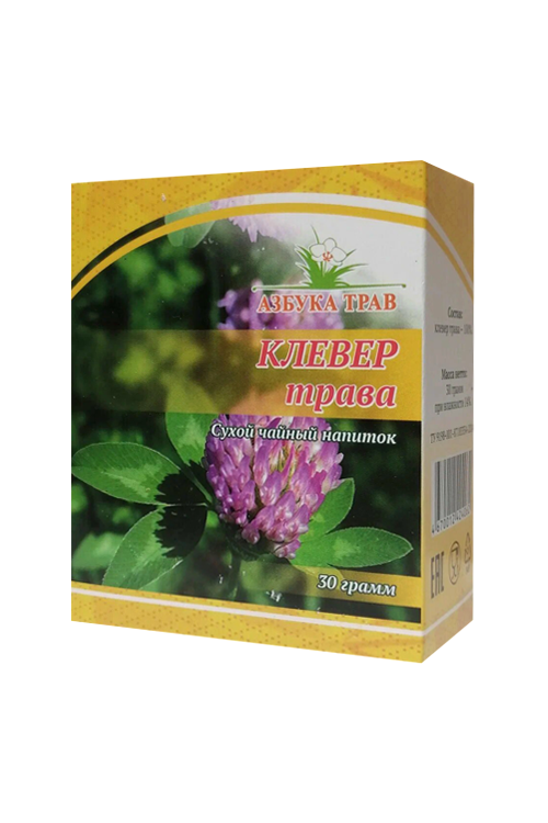 Напиток чайный Азбука трав Клевер трава, 30 г