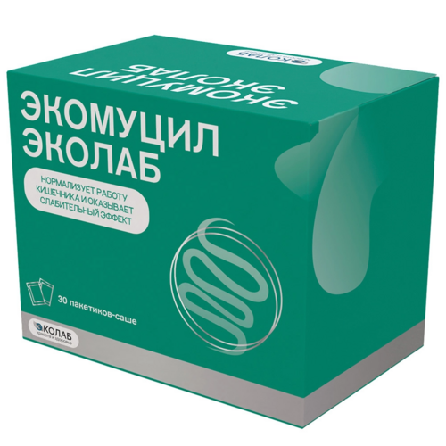 Экомуцил эколаб, 5 г, 30 шт, пакет-саше