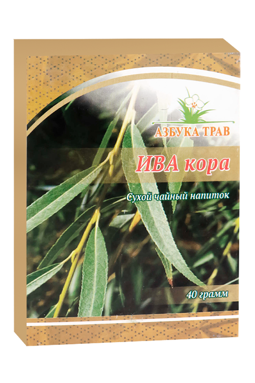 Напиток чайный Азбука трав Ива кора, 40 г