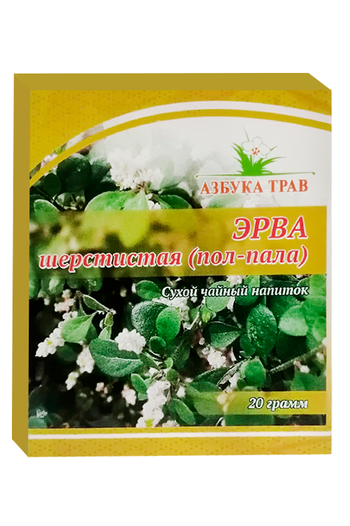 Напиток чайный Азбука трав Эрва шерстистая (пол-пола) трава, 20 г