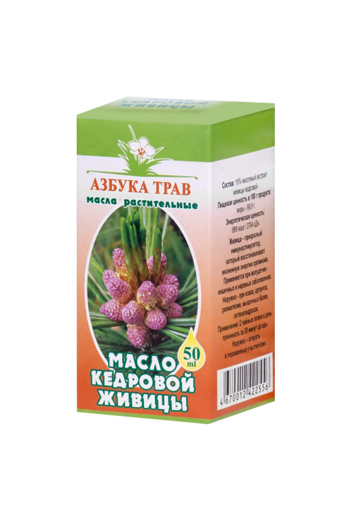 Масло живицы кедровой Азбука трав, 50 мл