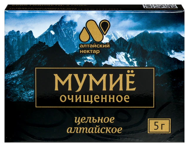 Мумие очищенное Алтайский нектар, 5 г