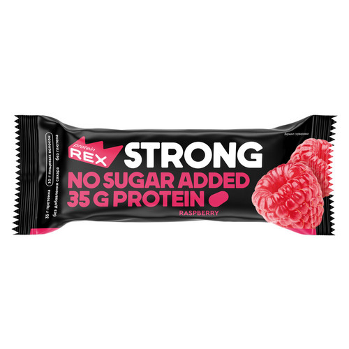 Батончик ProteinRex Strong протеиновый малина, 100 г