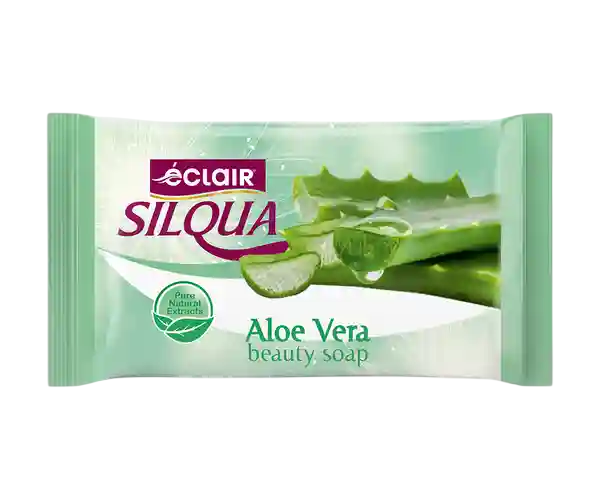 Мыло Silqua Eclair туалетное алоэ вера, 140 г