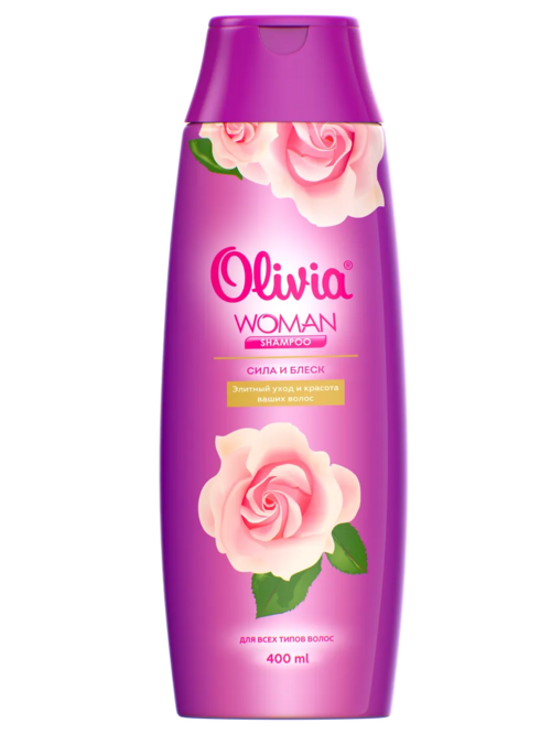 Шампунь Olivia Woman Сила и блеск, 400 мл