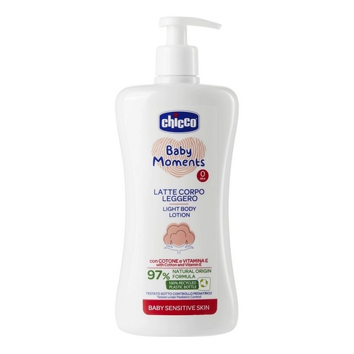 Лосьон Chicco Baby Moments нежная консистенция д/тела, 500 мл