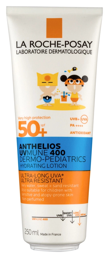 Молочко La Roche-Posay Anthelios Uvmune 400 увлаж солнцезащ SPF д/лица/тела детское, 250 мл