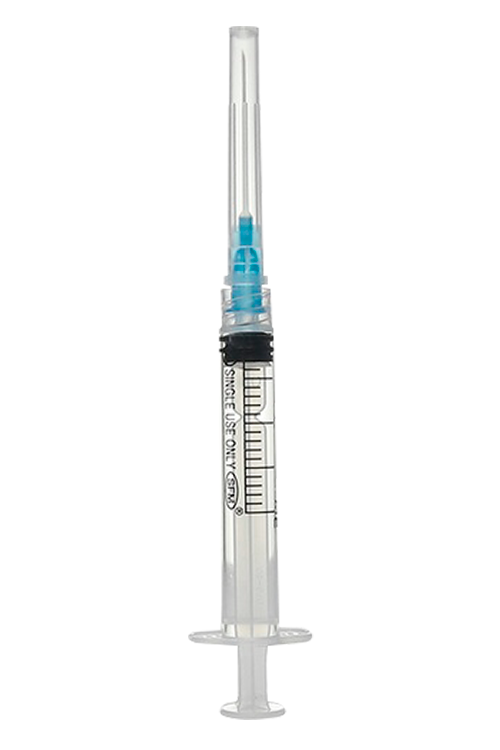 Шприц Triafarm Products Luer Lock 3-х комп стерил с иглой однократ применения, 2 мл