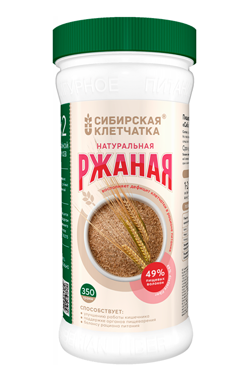 Клетчатка Сибирская ржаная, 350 г