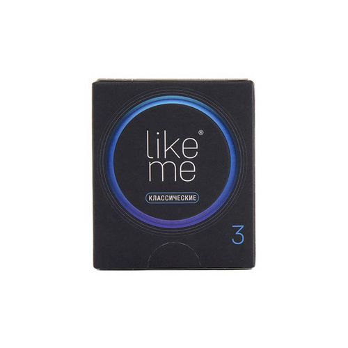 Презервативы LIKE ME классические, 3 шт
