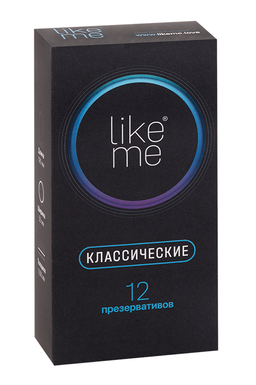 Презервативы LIKE ME классические, 12 шт