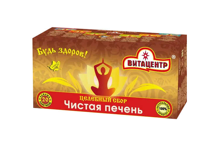 Напиток чайный Витацентр Чистая печень, 1,5 г, 20 шт