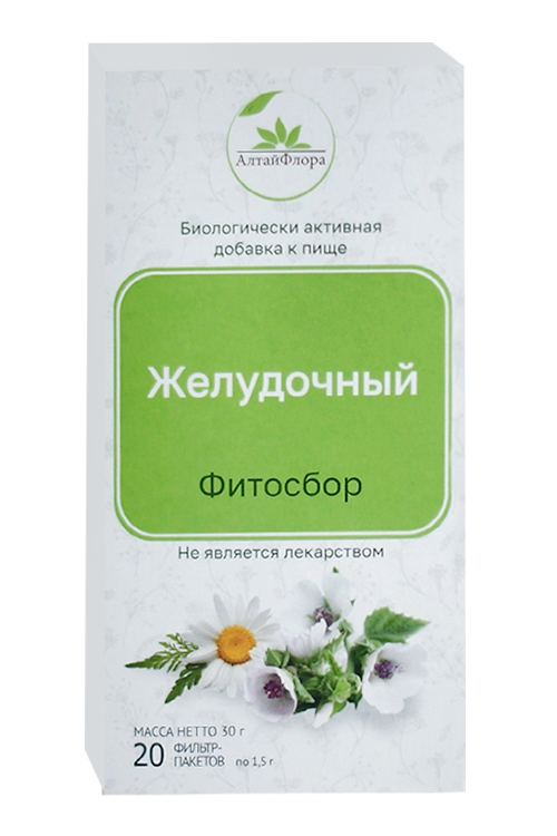 Фитосбор Желудочный фенхель алтей/ромашка, 1,5 г, 20 шт