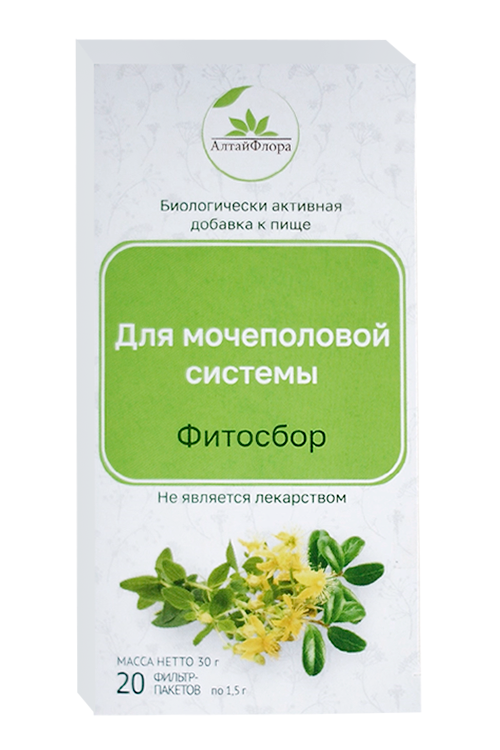 Фитосбор Для мочеполовой системы брусника/хвощ/зверобой, 1,5 г, 20 шт