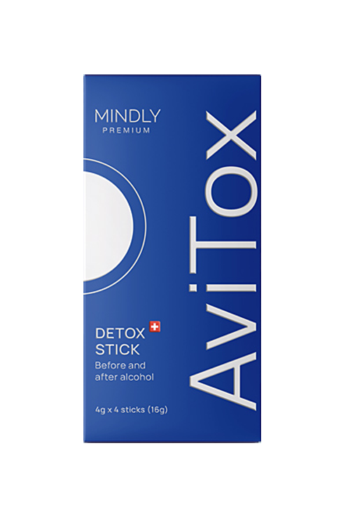 РевитаЛайт Mindly AviTox антипохмельный комплекс, 4 г, 4 шт, стики