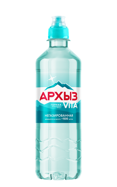Вода пит Архыз Vita Спорт н/газ, 0,5 л