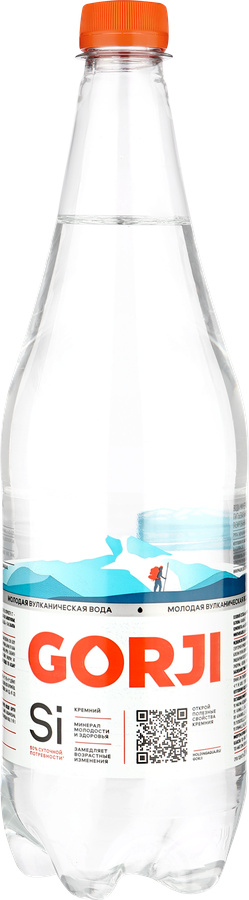 Вода минеральная Gorji газ, 1 л, ПЭТ