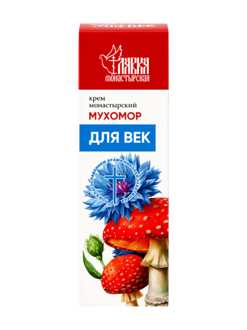 Крем Монастырская лавка мухомор д/век, 30 мл
