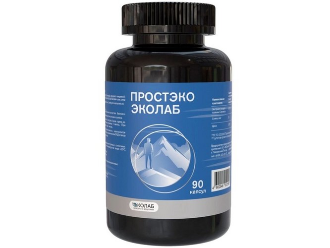 Простэко Эколаб, 600 мг, 90 шт, капсулы