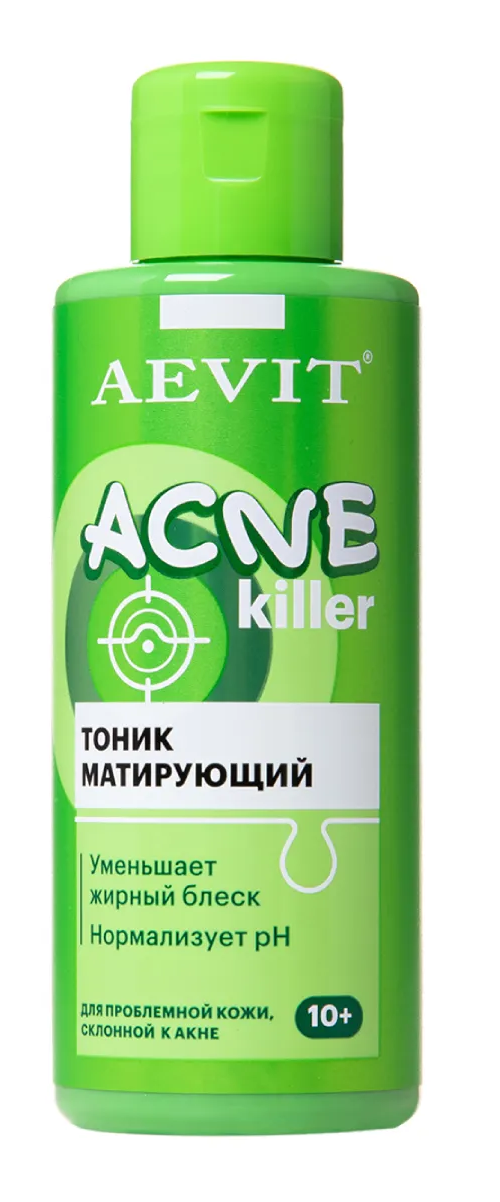 Тоник Aevit Acnekiller матирующий д/лица, 150 мл
