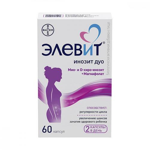 Элевит Инозит Дуо, 60 шт, капсулы