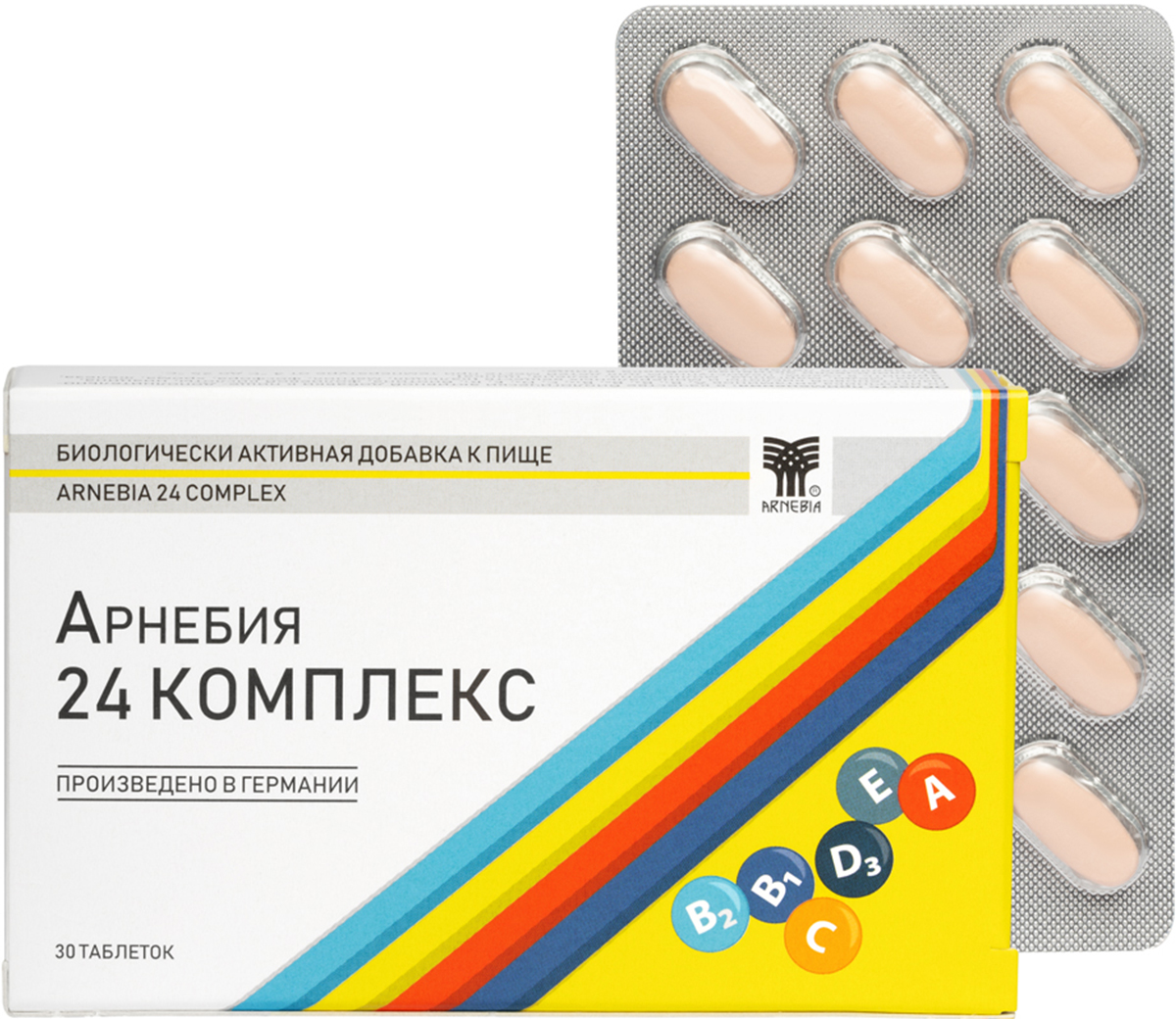БАД к пище Арнебия 24 комплекс, таб.№30