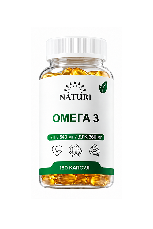 Омега 3 35% Naturi, 180 шт, капсулы