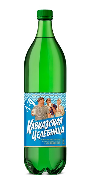Вода мин Кавказская Целебница газ, 1,5 л, пэт