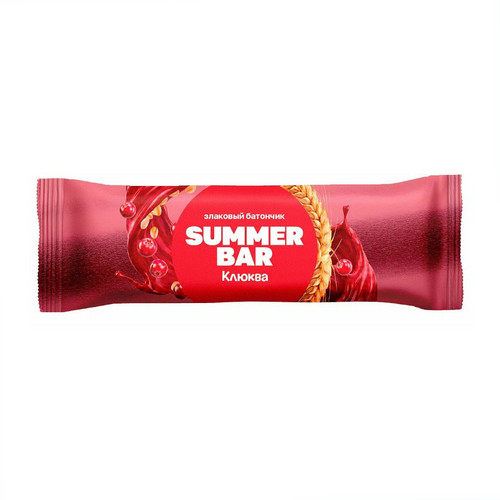 Батончик Summer Bar злаковый клюква, 30 г