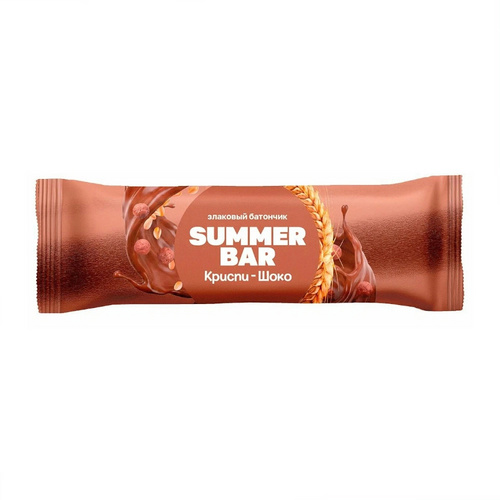 Батончик Summer Bar злаковый криспи-шоко, 30 г