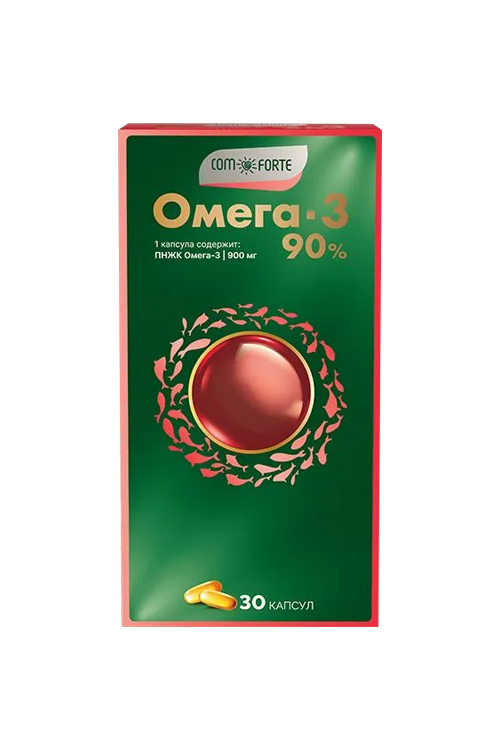 Омега-3 ComForte 90%, 30 шт, капсулы