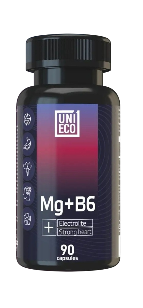 Магний+В6 Unieco, 500 мг, 90 шт, капсулы